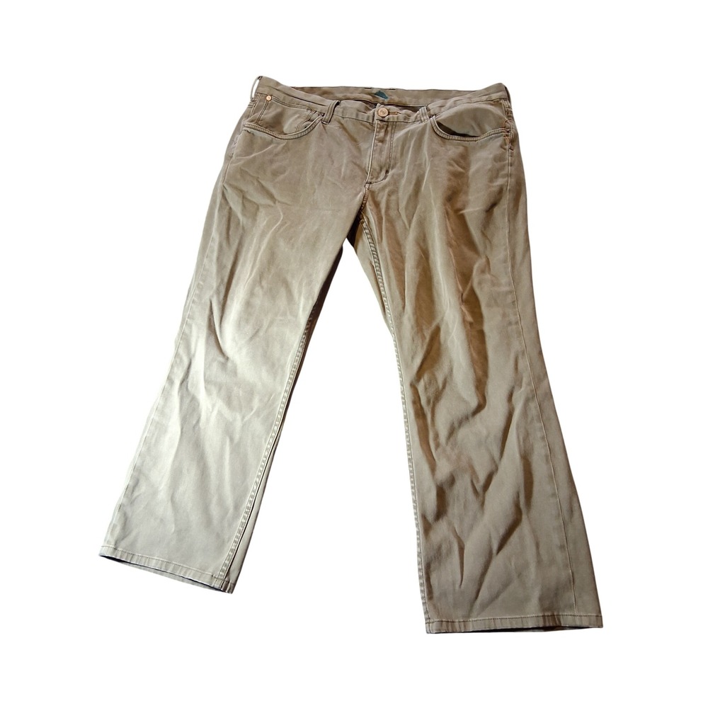 Tommy Bahama Authentic Mens 38x30 Green Khaki Casual Straight Leg Pants